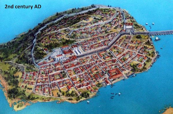 BUTRINT---TAFEL---0200nC-Roemische-Periode---Illustration-Landkarte---600x396