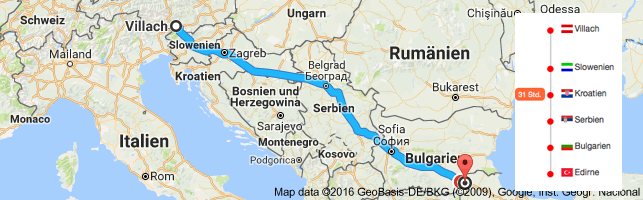 Autoreisezug---Villach-Edirne+Bahnhoefe