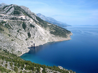 Makarska Riviera auf der geführten Motorradtour nach Albanien