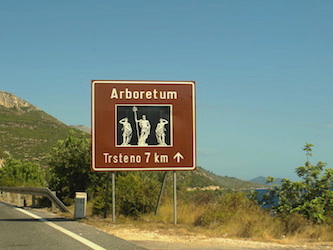 Auf dem Weg durch Kroatien kündigt sich Griechenland schon an.