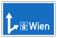 Autobahnausfahrt Wien - Start geführte Motorradtour nach Rumänien / Motorradreisen nach Rumänien