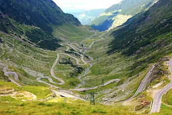 Motorrad-Traumstrecke Transfagarasan - Etappe auf geführte Motorradtour nach Rumänien / Motorradreisen nach Rumänien