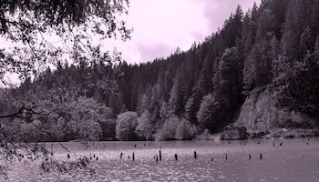 Lacul Roșu (Roter See) - Etappe auf geführte Motorradtour nach Rumänien / Motorradreisen nach Rumänien