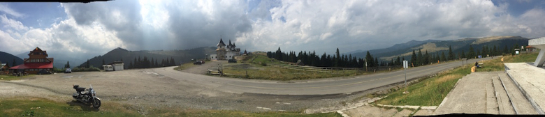 Karpaten-Pass auf der Rumänien-Motorradreise