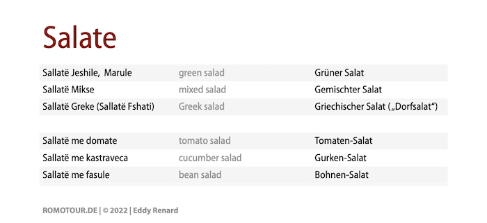 Albanisch-Reisewortschatz-Salate-Restaurant-Speisekarte-Vokabeln-einkaufen---700