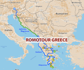 Griechenland Motorradtouren Motorradreisen 2025